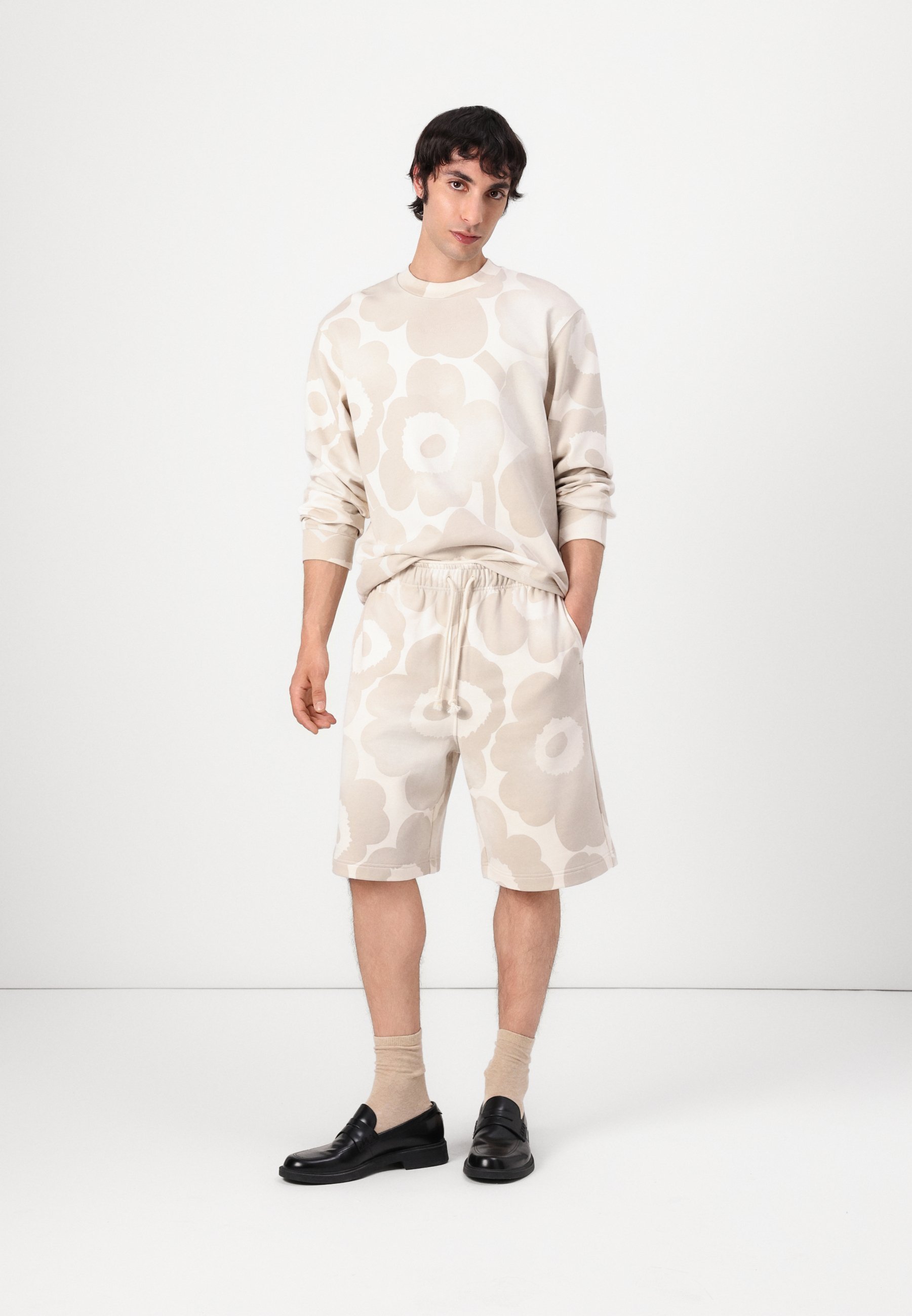 Marimekko LOISTO AKVARELLI UNIKKO UNISEX - Sweat à capuche - off white/beige