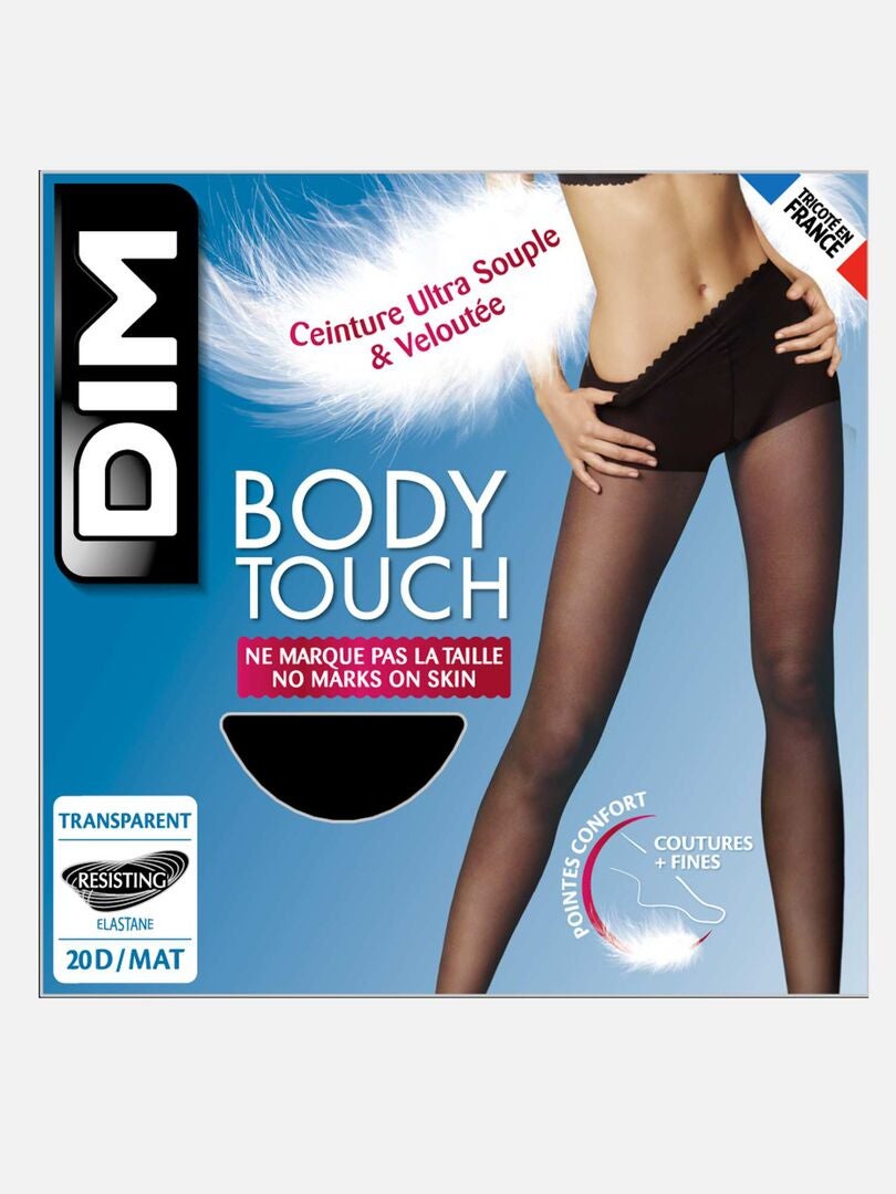 Body Touch 20D 'DIM' panty - zwart