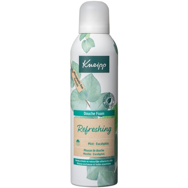 Kneipp atsvaidzinošas piparmētru-eikalipta dušas putas<br>200ml - normālai ādai