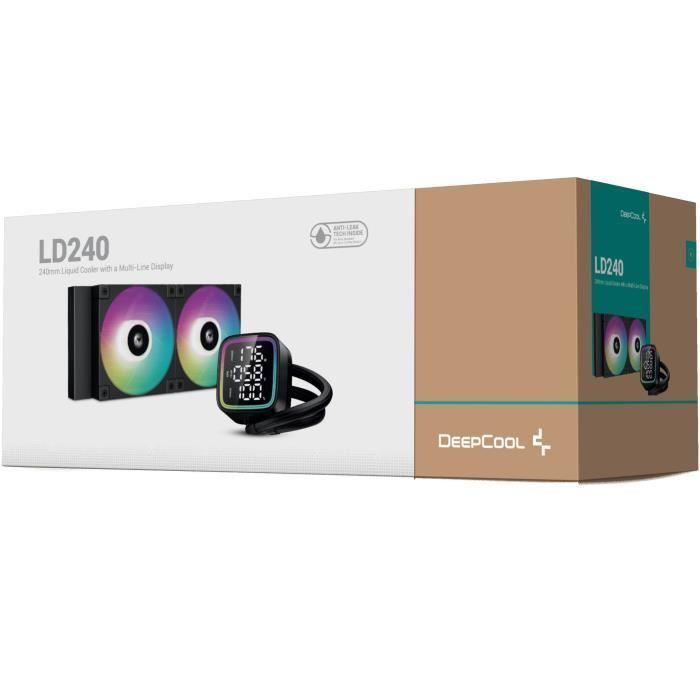 AIO waterkoeling - DEEPCOOL - LD240 - Zwart