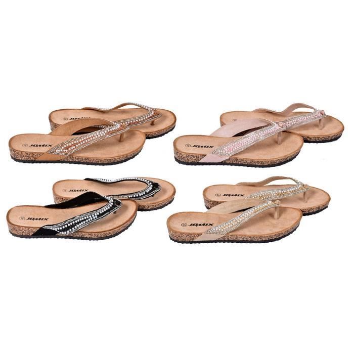 Tongs Femme - PREMIUM - SD2120 Rose - Confortable et légère - Semelle Soft Touch