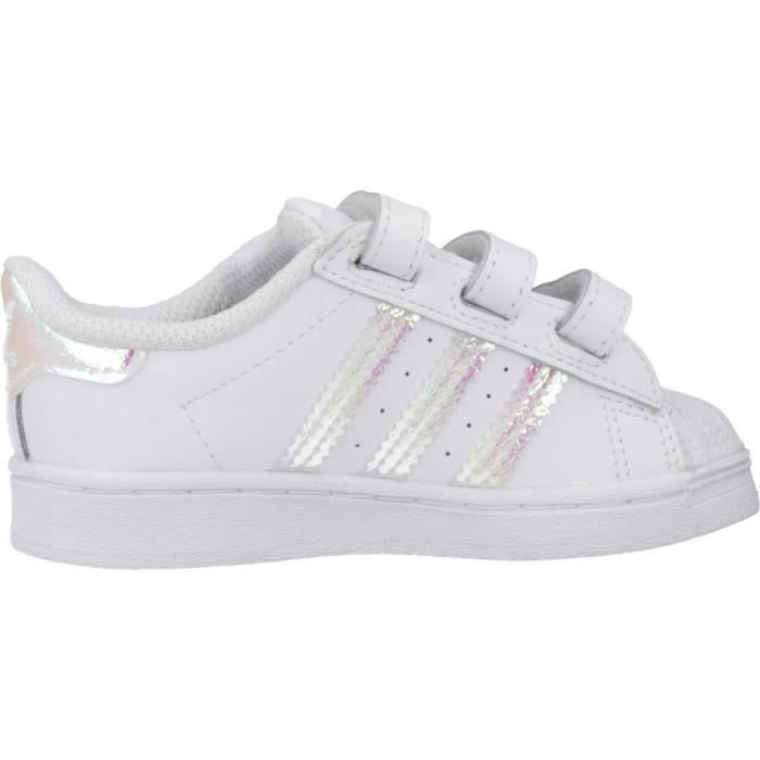 Basket - ADIDAS ORIGINALS - 92821 - Enfant Fille - Blanc - Lacets - Semelle Gomme