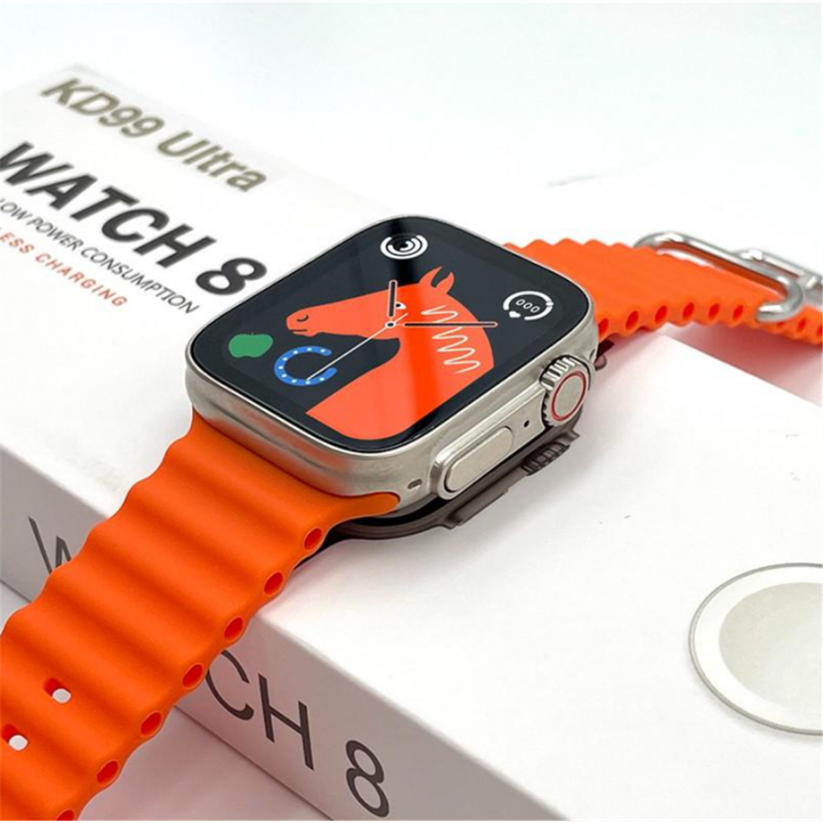 Smartwatch Smartek SW-KD99 Ultra 49 mm Bluetooth-Smartwatch mit Anruffunktion und kabellosem Laden