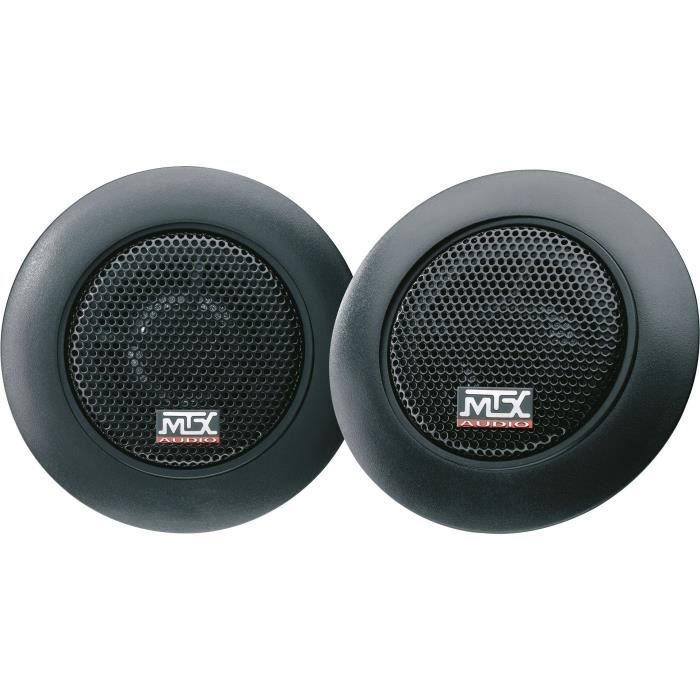 Tweeters de neodimio - MTX AUDIO - TX225T - Ø25mm 4Ω 65W RMS 450W Peak, cúpula de seda, crossovers pasivos incluidos