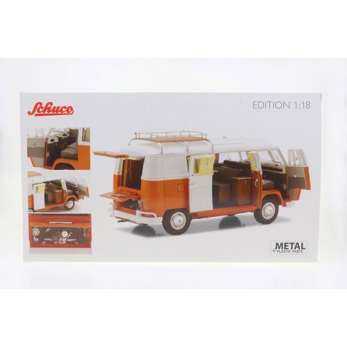 SCHUCO 450060600 - Volkswagen T1 Camper Bus (1/18) (Opening Parts)
