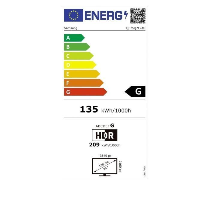 Samsung 75Q7F2 - Televisor QLED de 75