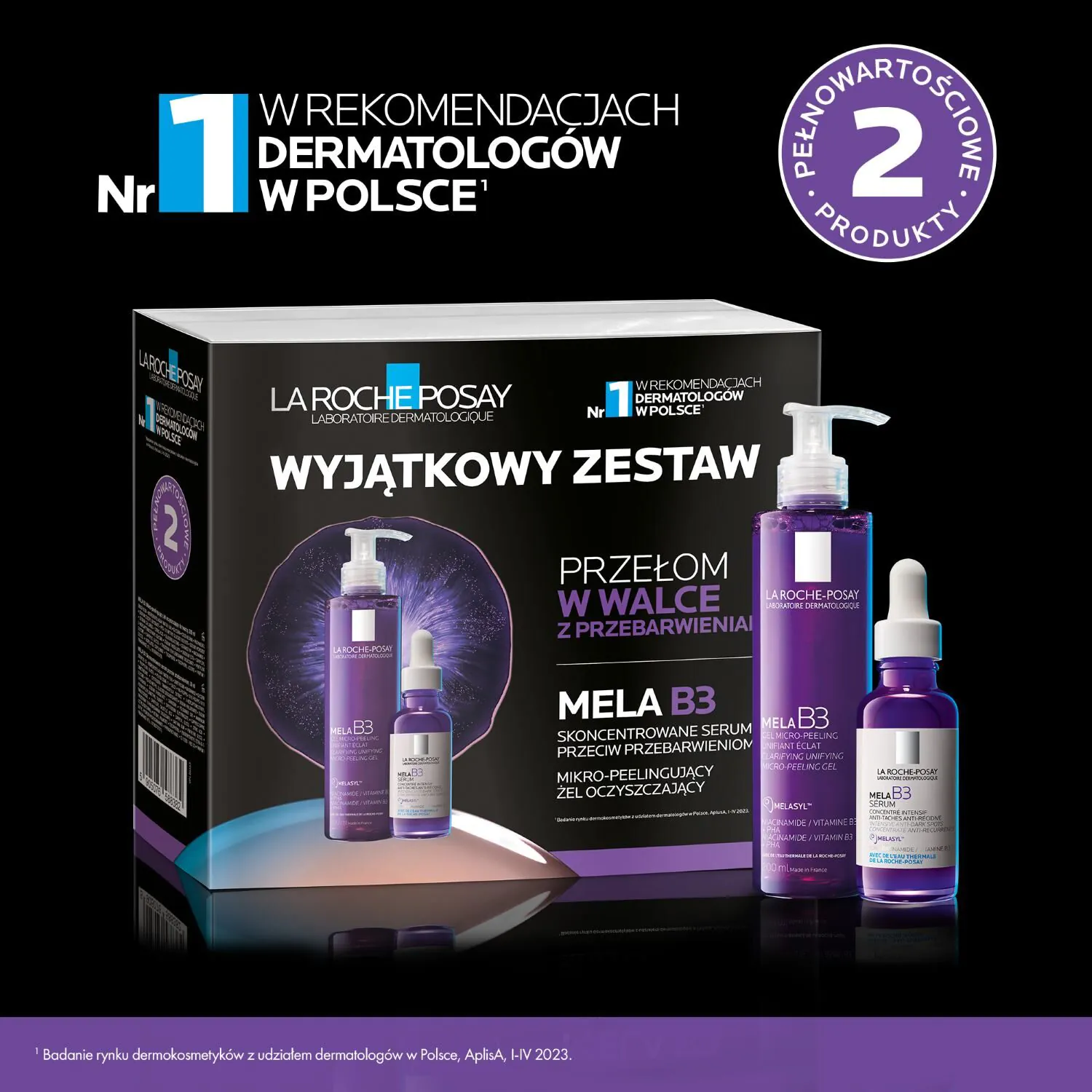 La Roche-Posay Mela B3 Świąteczny zestaw prezentowy