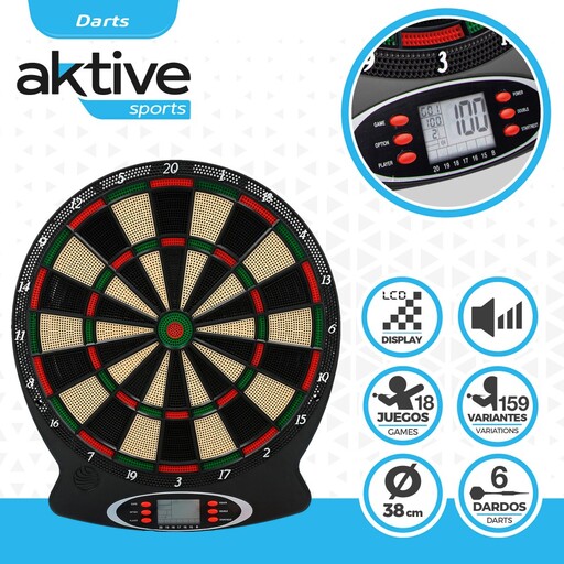 „Active Sports“ kelių žaidimų elektroninė smiginio lenta