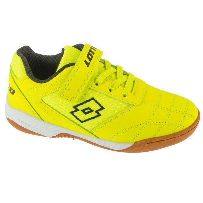 Chaussures de foot en salle - LOTTO - Whizzer K 2600120K-2411 - Jaune - Synthétique - Garçon