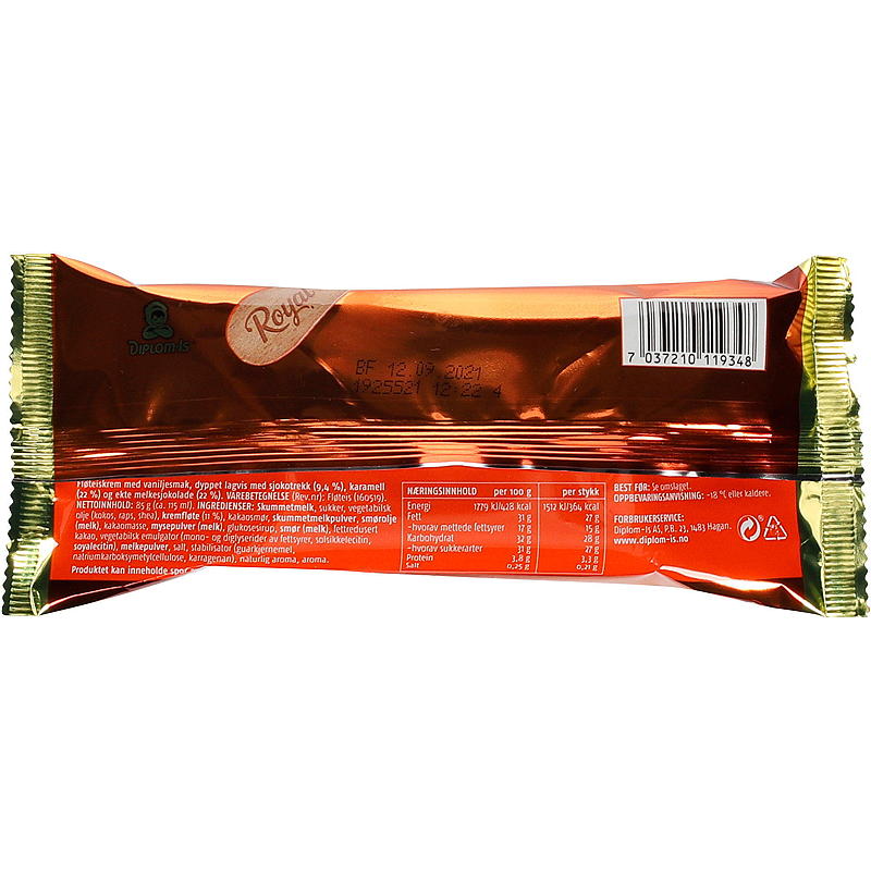 Diplom-iskrem Royal Trippel