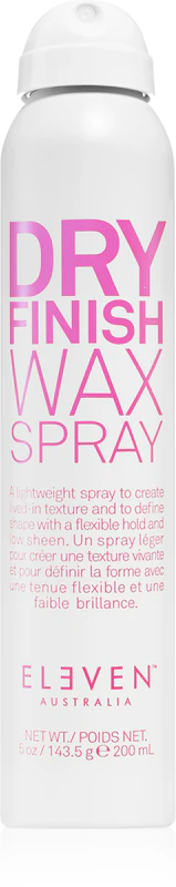 Spray texturizador seco Eleven Australia Dry Finish para volume e espessura.
