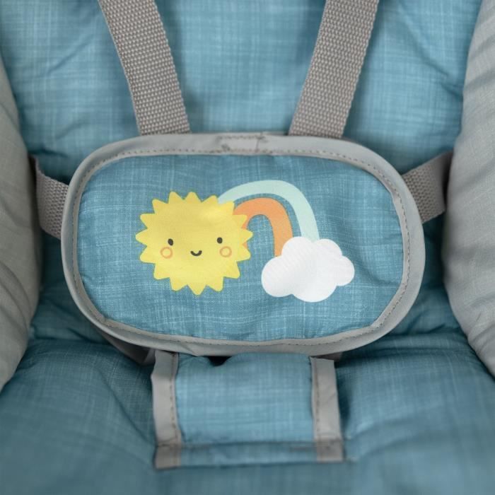 INGENUITY Sun Valley elektrische babywipper/schommelstoel, 2 speeltjes, verstelbare zitting - Babycadeau