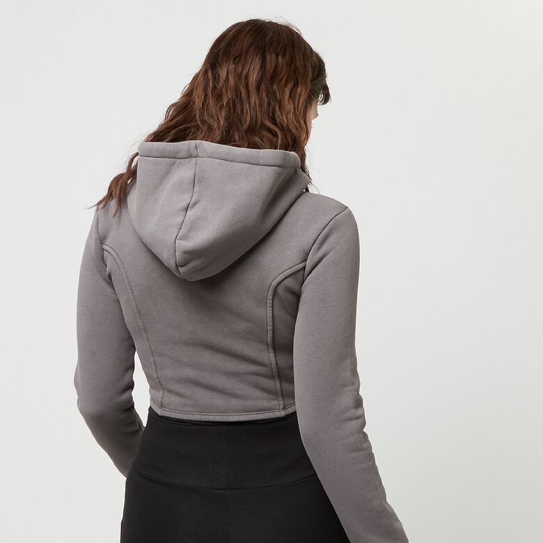 Chest Signature Washed Corsage Full Zip Hoodie
