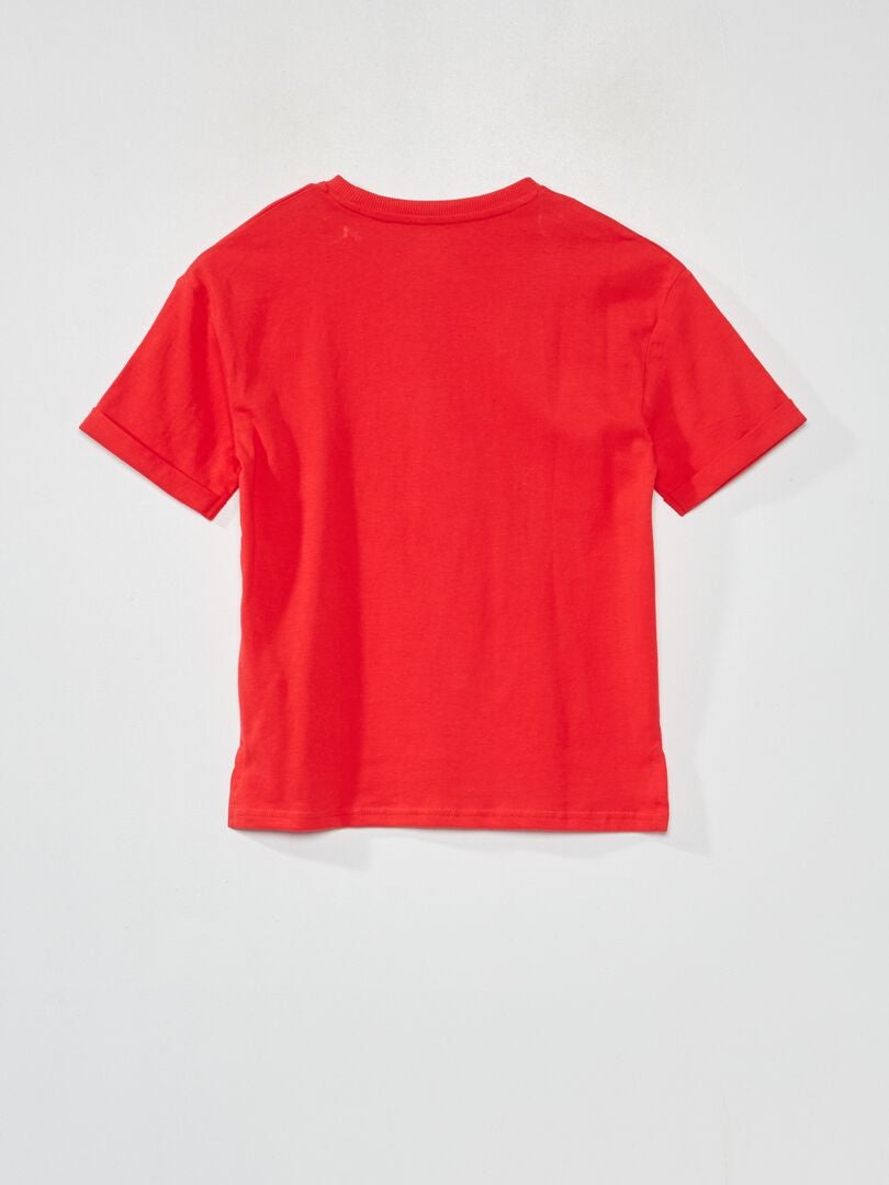 Camiseta de malha estampada - BRANCA