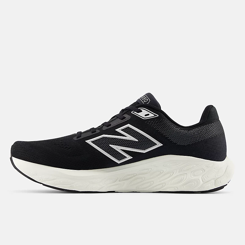 Tênis Masculino Fresh Foam X 880v14 – Preto com detalhes em verde-marinho e prata metálico