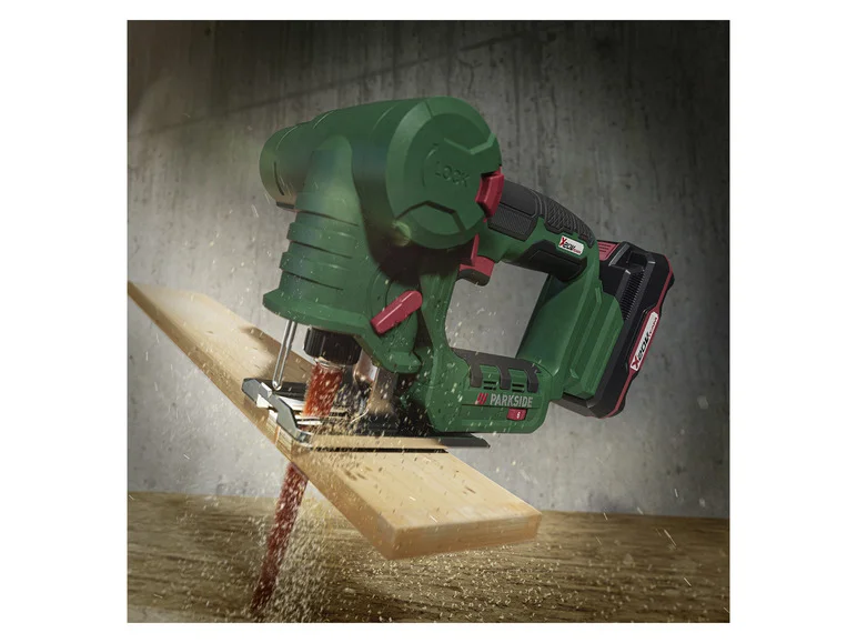 PARKSIDE® Akkukäyttöinen pistosaha ja puukkosaha 2in1 PSSSA 20 Li B2, 20 V