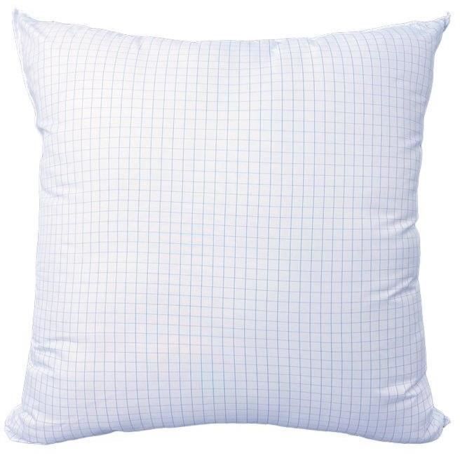 Almohada mediana DODO 60x60 cm - Resistente a chinches y ácaros del polvo - 550 g - Blanca - Fabricada en Francia