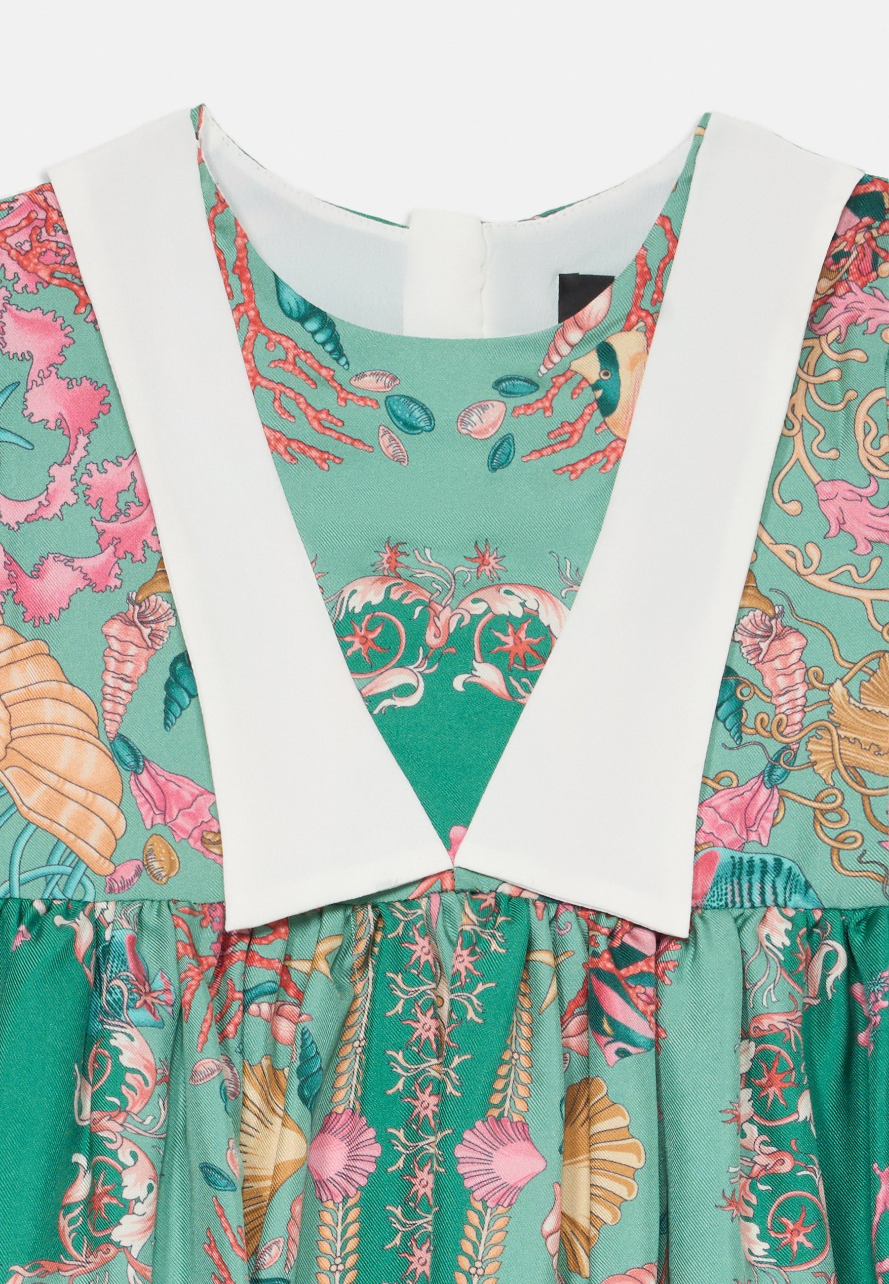 Robe Versace LA VACANZA - Robe de jour - voir vert/blanc