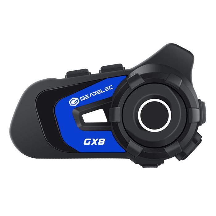 GEARELEC Motorcycle Intercom Bluetooth Helmet Kit with Microphone, 1500M Range, for 8 Riders, IPX67 Waterproof, Automatic Answering