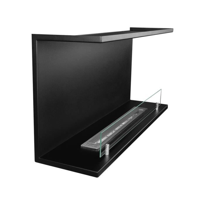Chimenea de bioetanol - Trevi 90 - 3 lados abiertos - Diseño moderno - Ecológica