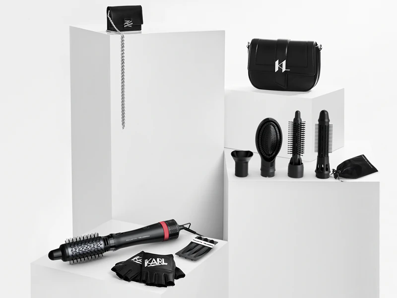 Escova de ar quente Rowenta KARL LAGERFELD Express Style CF635LF0