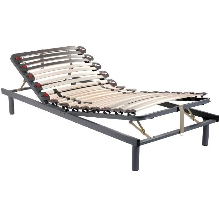 Base de cama ajustable - OFERTA ÚNICA - 3 posiciones para dormir - firmeza ajustable - 70x190cm
