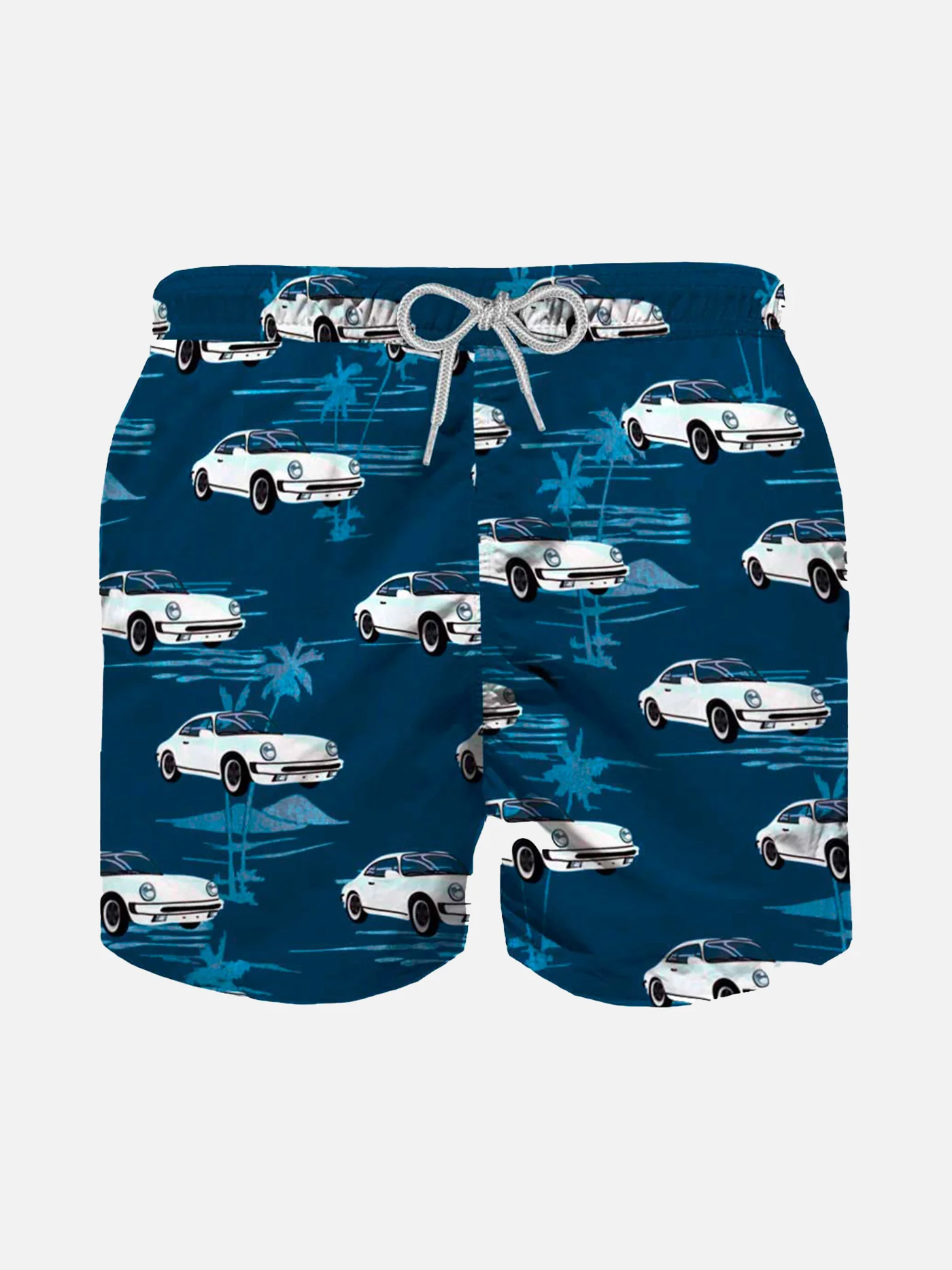 Zwempak voor jongens met print van klassieke auto's
