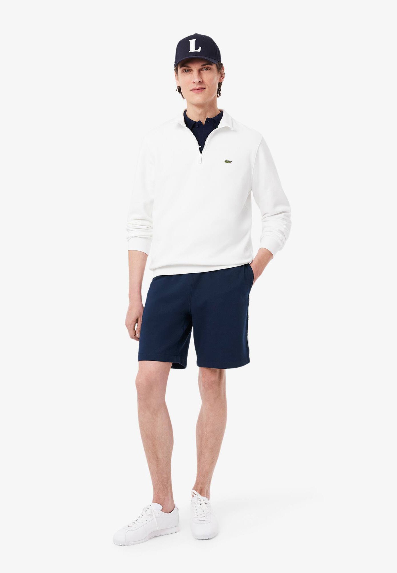 Lacoste Sport SHORT TAPE - Sportshorts - marineblauw