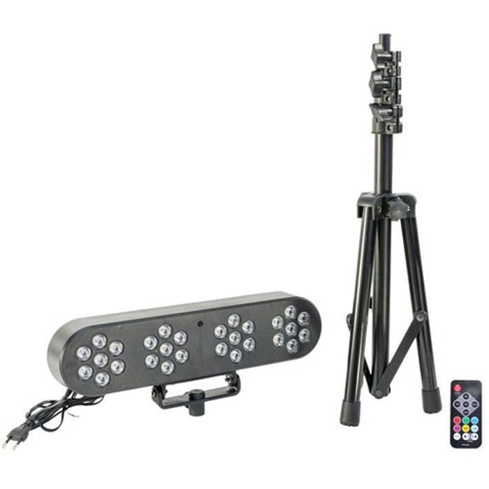 Projecteur PAR LED - PARTY LIGHT & SOUND - FUNLED - Noir - Gris - Garantie 2 ans