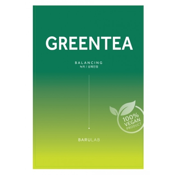Barulab The Clean Vegan Mask – Grüner Tee – Ausgleichend