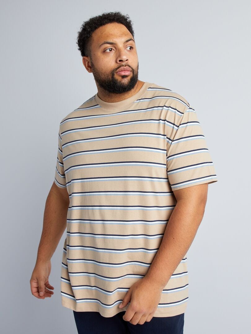Camiseta listrada - AMARELA
