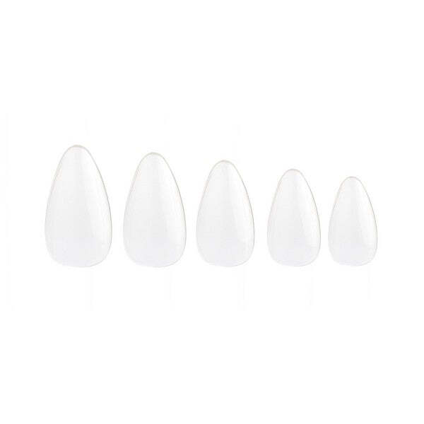 Unghii cu acoperire completă Invogue Almond - Pachet de 120