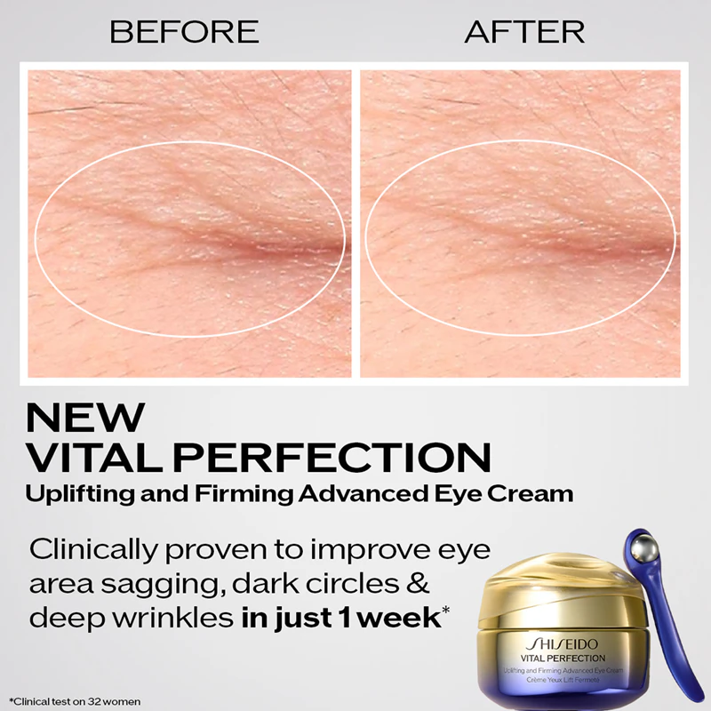 Shiseido Vital Perfection Straffende und Festigende Augencreme