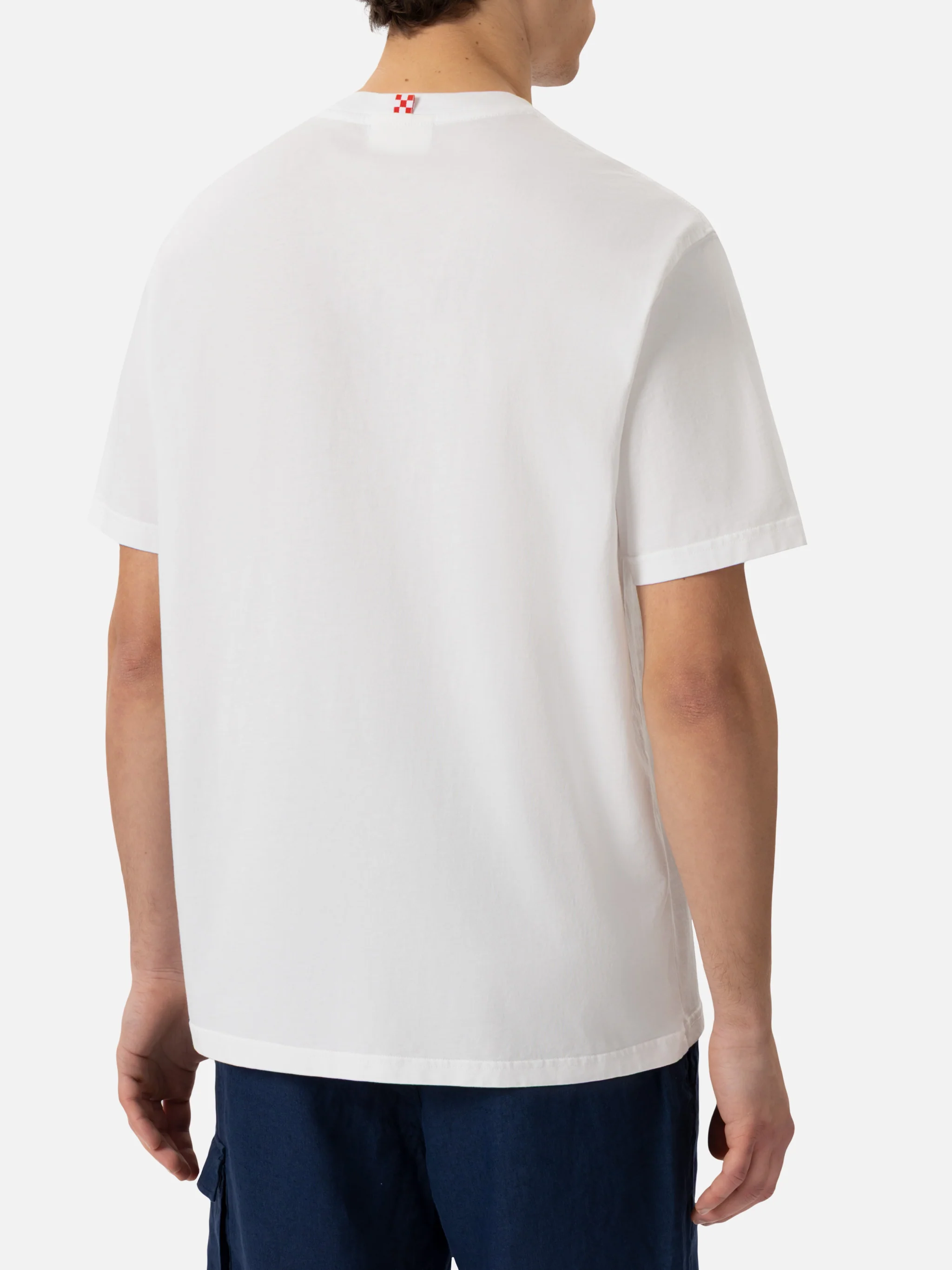 T-shirt Man in cotone con ricamo Vespa Week End Mood | VESPA SPECIAL E