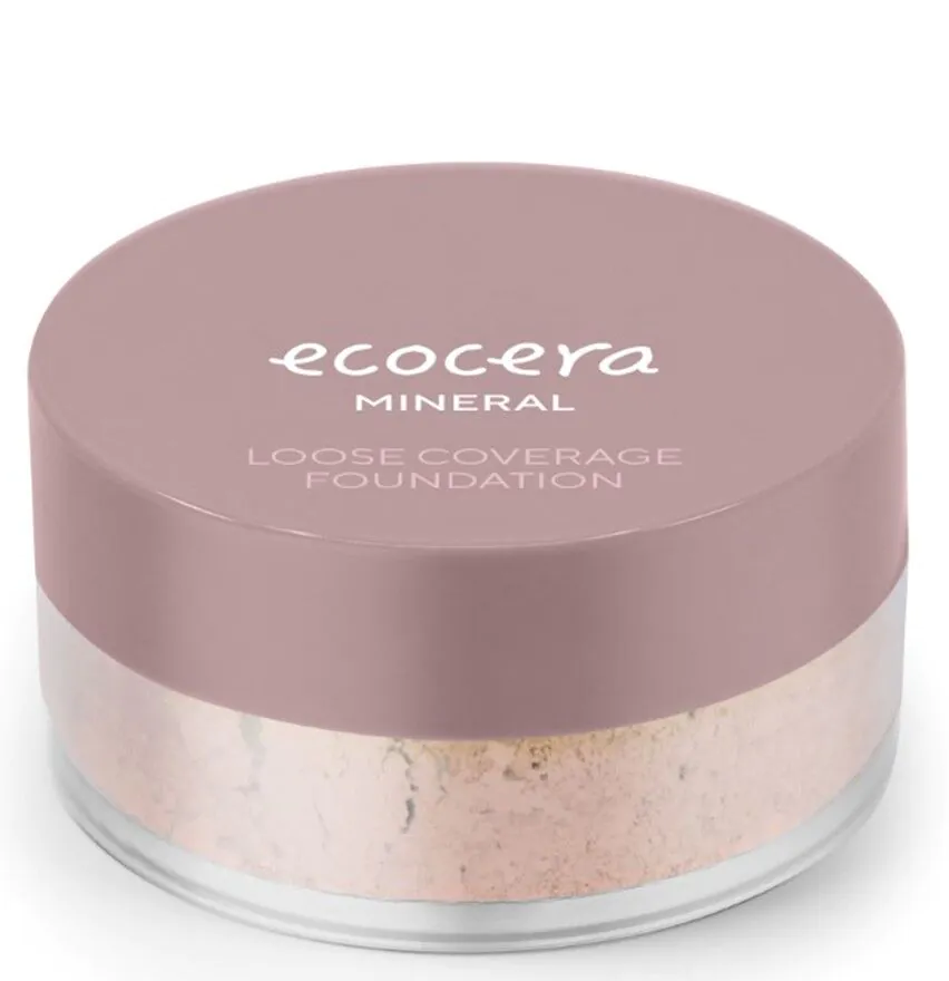 Ecocera Sypki podkład mineralny kryjący ciepły W4.0 Monaco