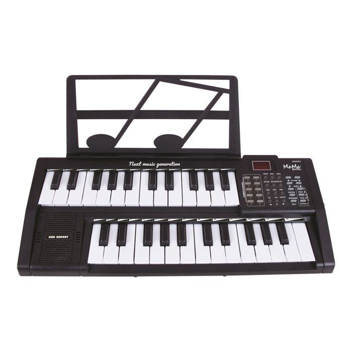 Toy musical instrument - Meme 1014928 - MIDI keyboard - Black - For children aged 5 and up