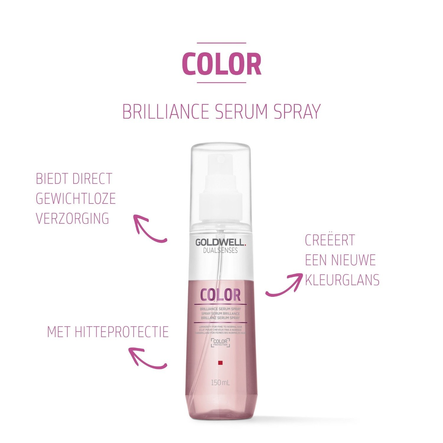 Goldwell plaukų serumas Dualsenses Brilliance Serum Spray - 150 ml