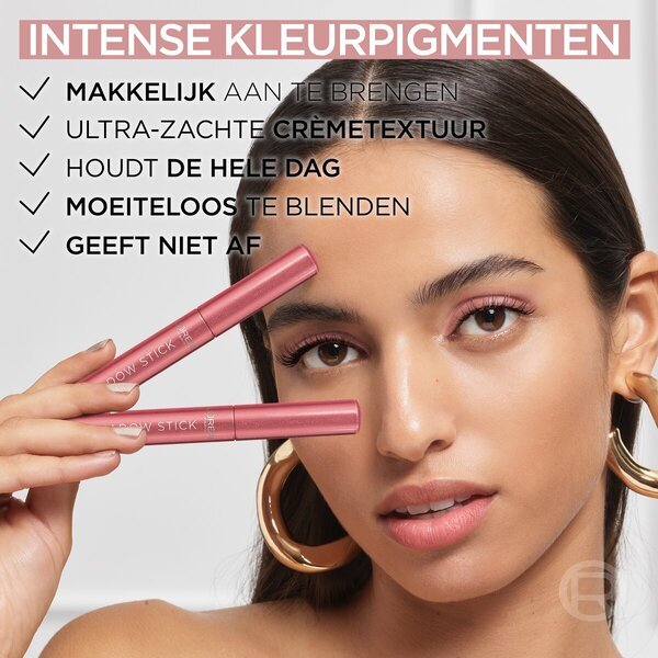 L'Oréal Paris očné tiene v tyčinke 118 Cloudy Rose