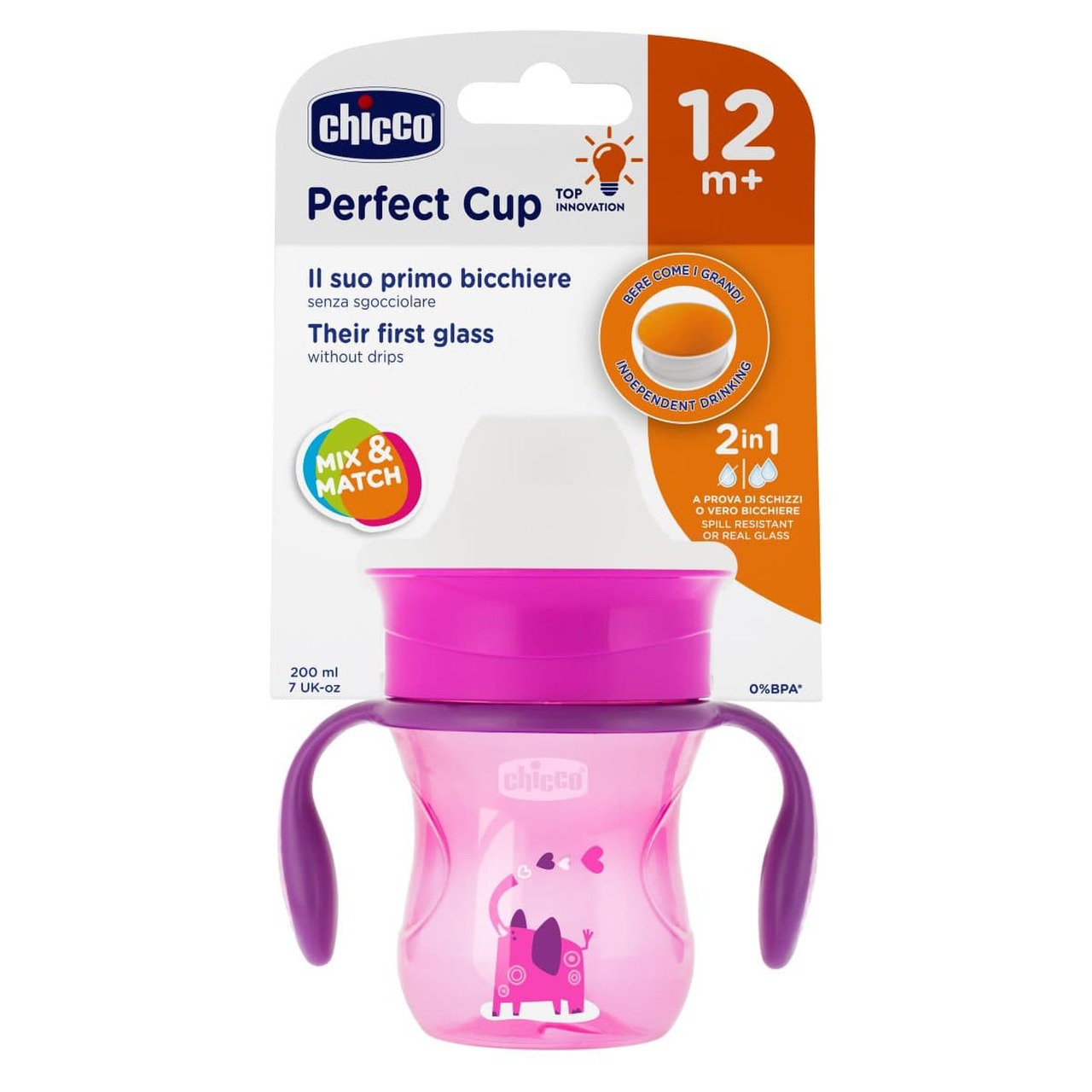 Vaso evolutivo Perfect 360 Mix&Match fogkrém 200ml 12 hónapos kortól