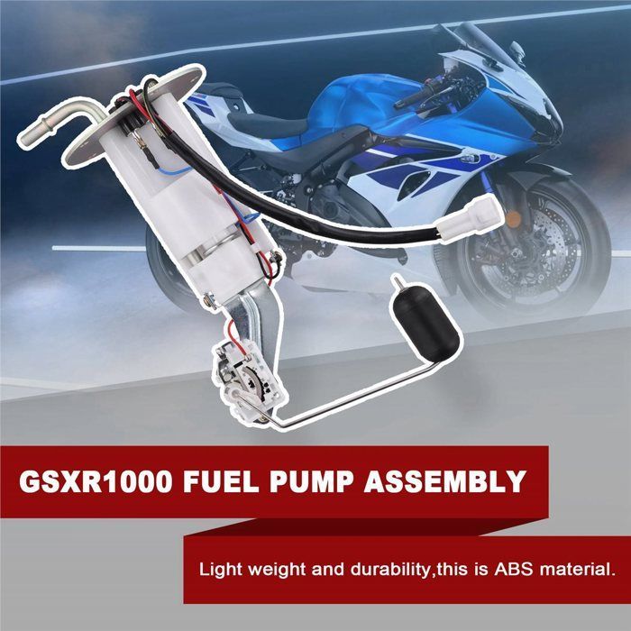 2 bombas de combustible para motocicleta GSXR1000 GSX-R1000 2007-2011 15100-21H01, ABS+Metal, como se muestra en la imagen.