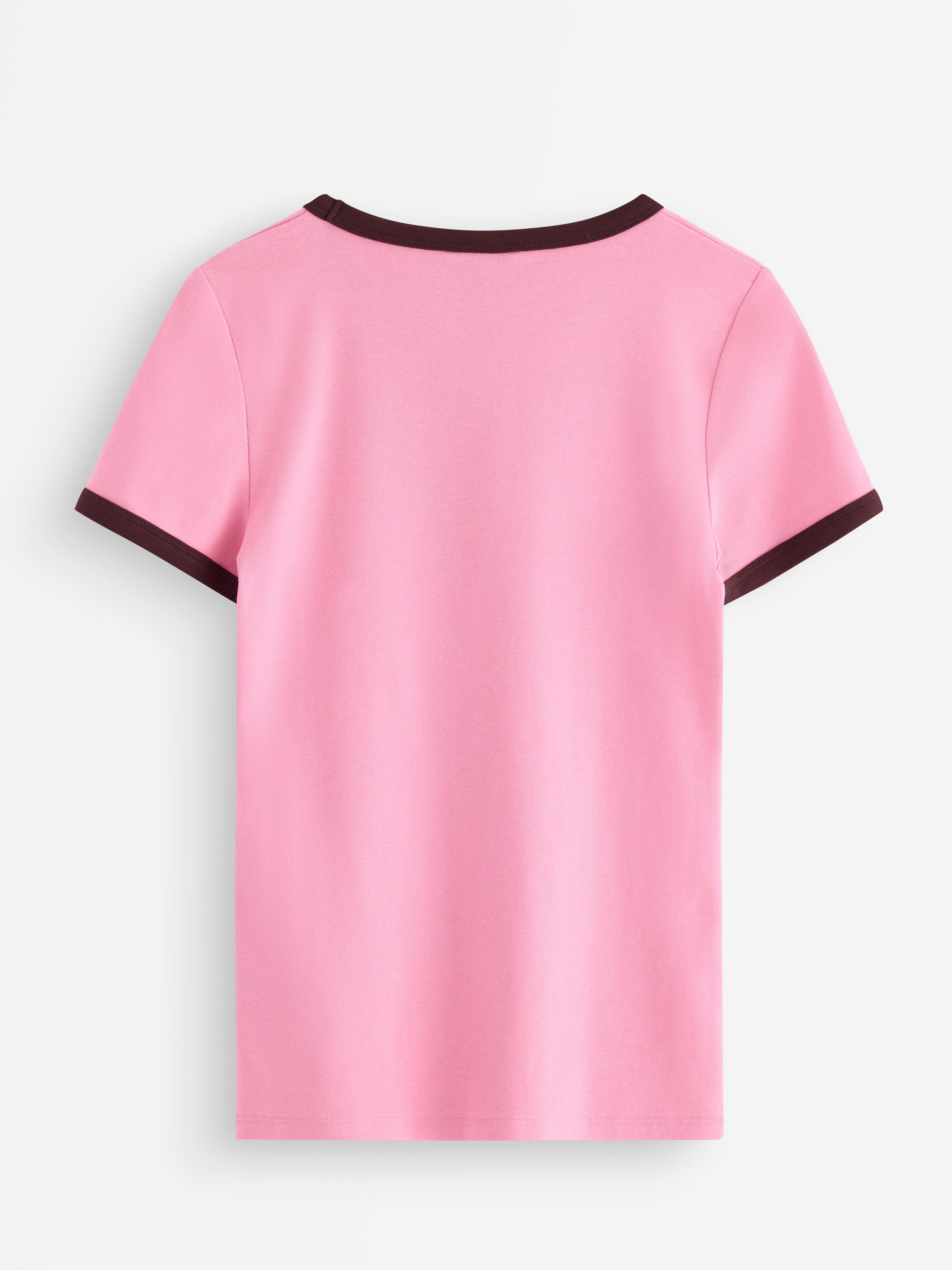 Tričko s krátkým rukávem v barvě Dusty Pink