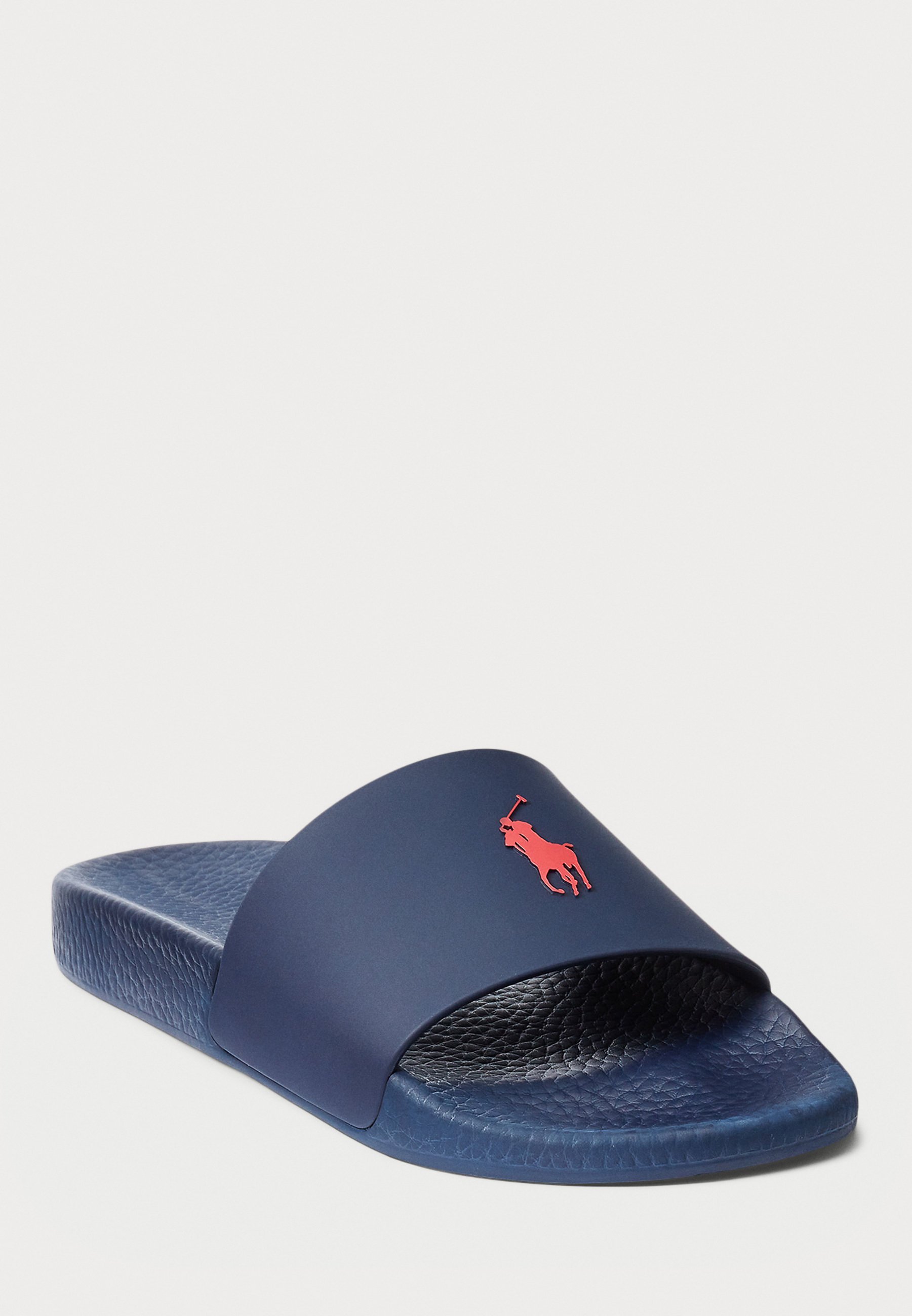 Claquettes Polo Ralph Lauren SIGNATURE PONY SLIDE - Claquettes de piscine - bleu marine