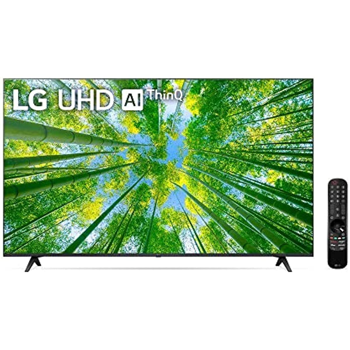 Vuoden 2022 älytelevisio LG 60' 4K UHD 60UQ8050 WiFi Bluetooth HDR Nvidia GEFORCE NOW ThinQAI Smart Magic Google Alexa