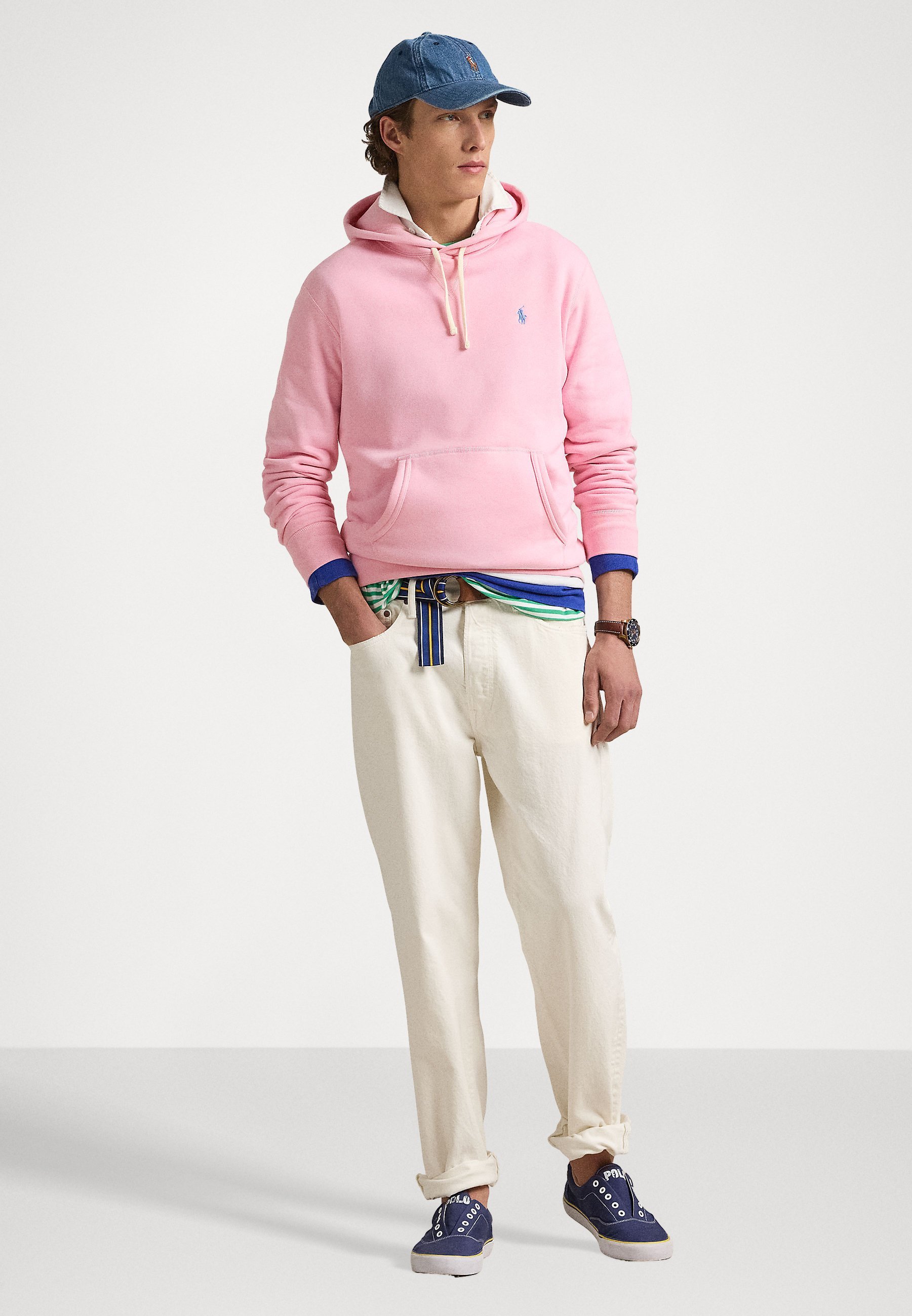 Felpa con cappuccio Polo Ralph Lauren THE RL - rosa caramello