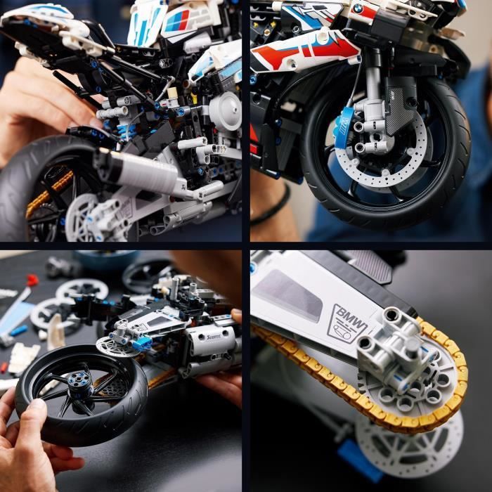 LEGO® Technic 42130 BMW M 1000 RR, BMW motorfiets bouwset, MotoGP-model, schaal 1:5, motorcadeau voor volwassenen