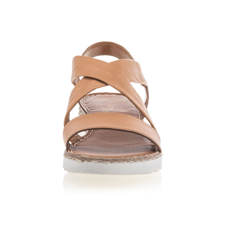Brune sandaler / sko med åpen tå til dame