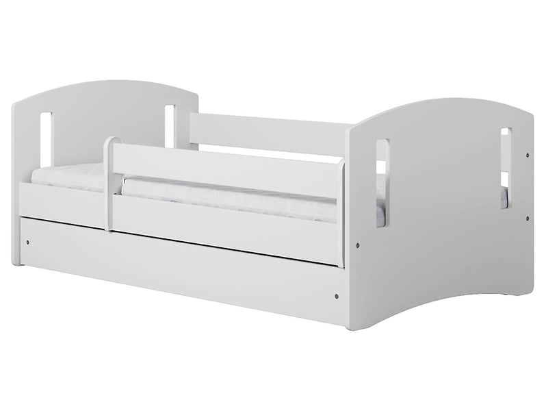 Łóżko Classic2 140x80z szufladą białe