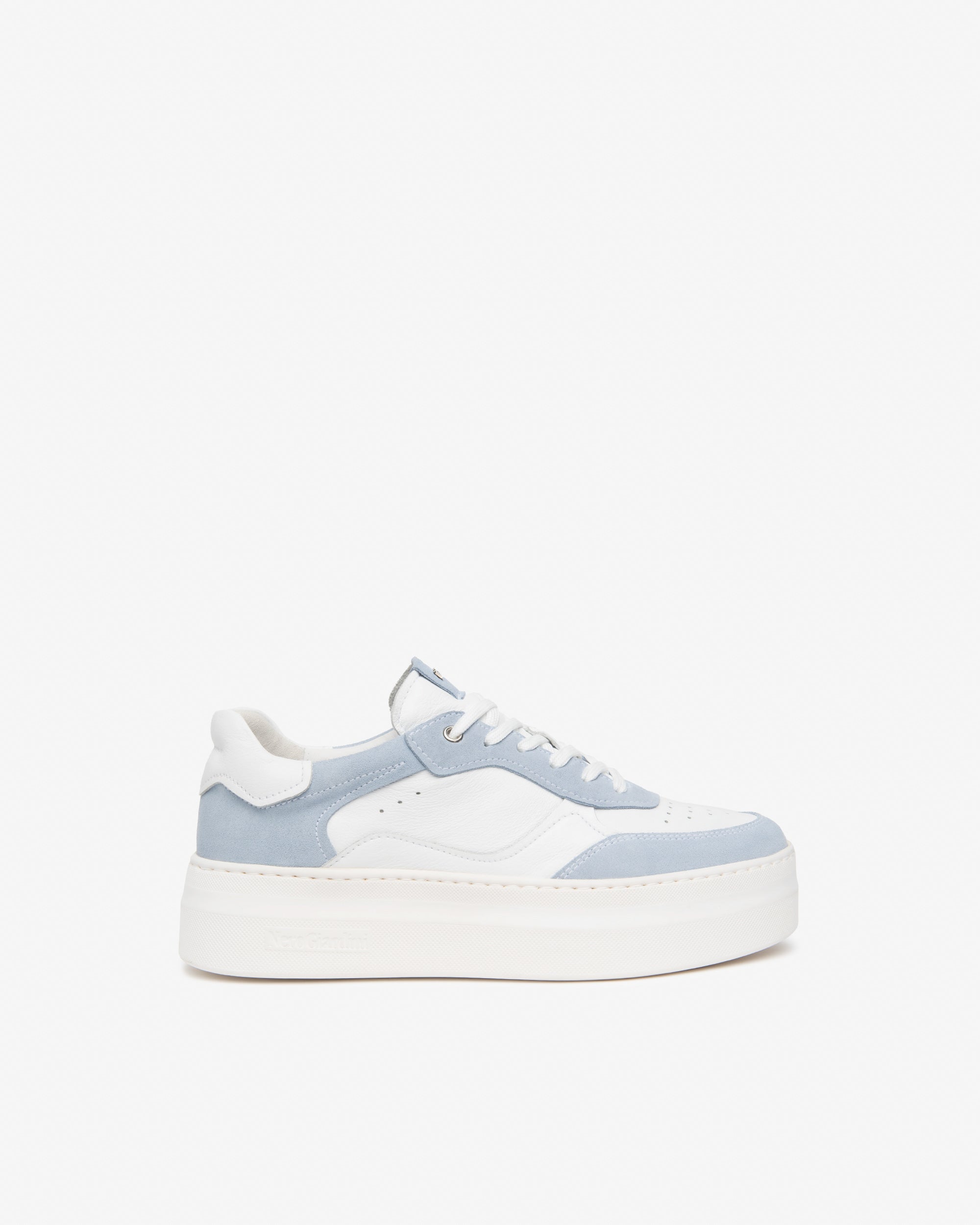 Damen-Sneaker aus Leder und Wildleder