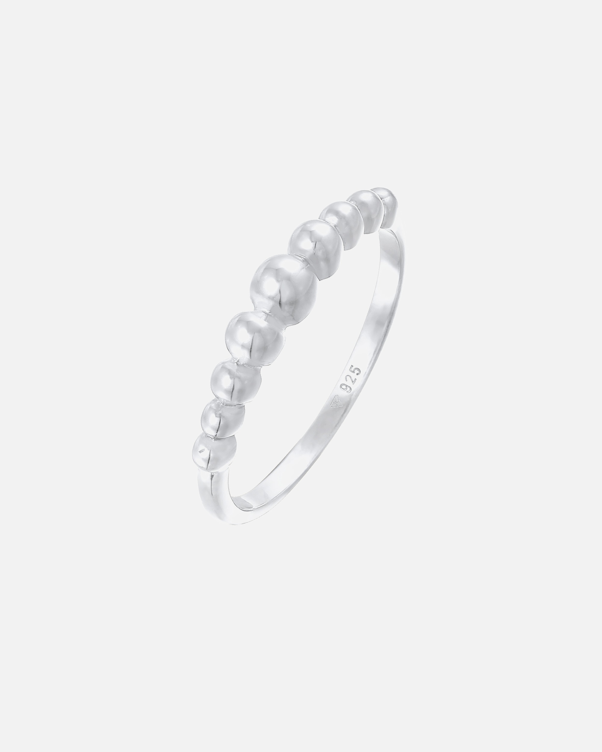 Elli Bague à empiler pour dames Boule à pois Optique Blogger Trend en argent sterling 925