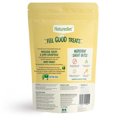 Friandises d'entraînement moelleuses Naturediet Feel Good - Poulet au persil